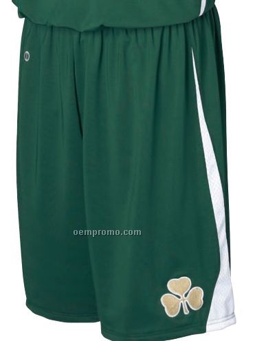Men39;s Irish Nylon Spandex Basketball Shorts W/ Side Stripes Colors