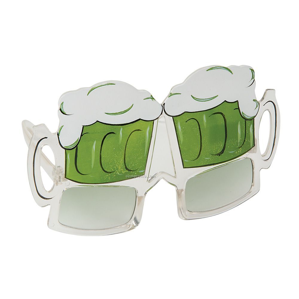 green beer mug